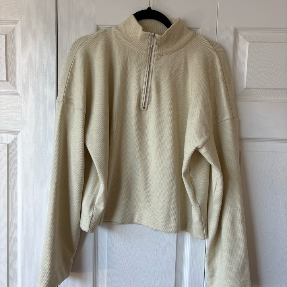 Madewell Quarter-Zip Sweater